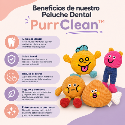 PurrClean™ Peluche Dental