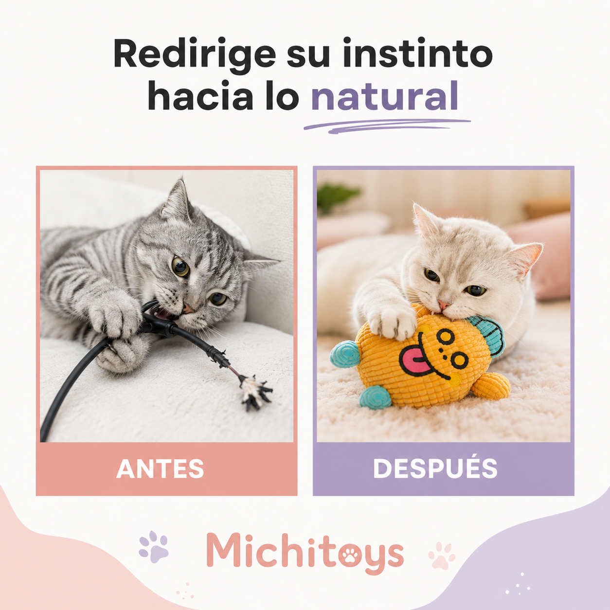 PurrClean™ Peluche Dental