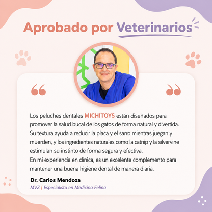 PurrClean™ Peluche Dental